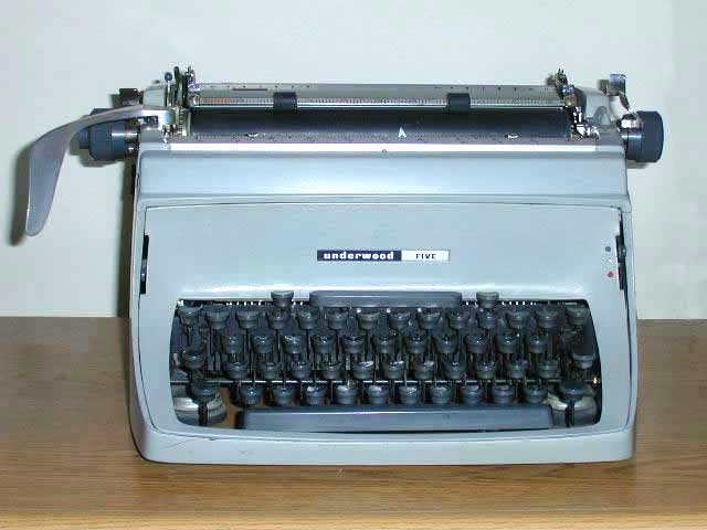 One of the first typewriter