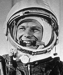 Yuri Gagarine, first man in space