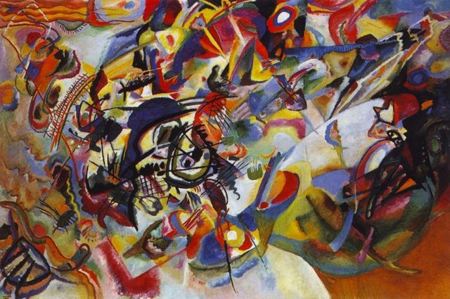 Composition VII de Wassily Vasilyevich Kandinsky