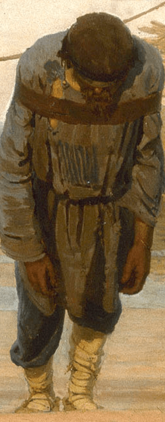 Inert - Part of Barge Haulers on the Volga by Ilya Repin