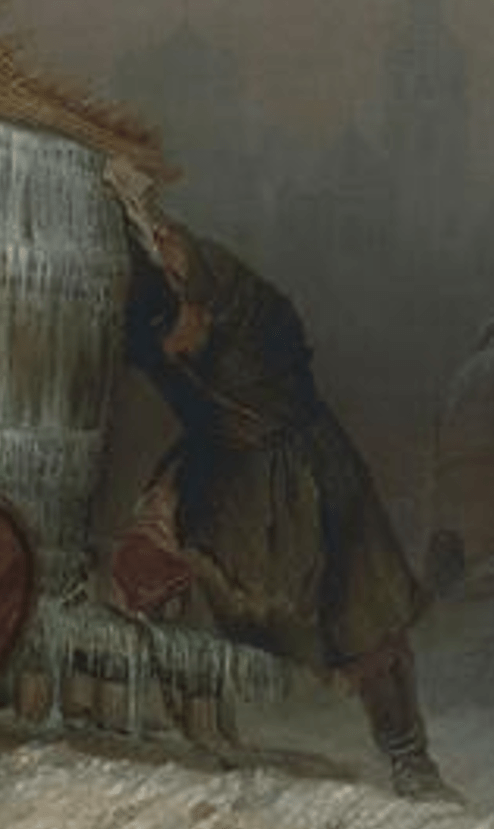 "Troika" part man by Vasily Perov