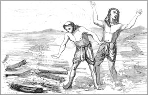 LE CHAMEAU ET LES BATONS FLOTTANTS