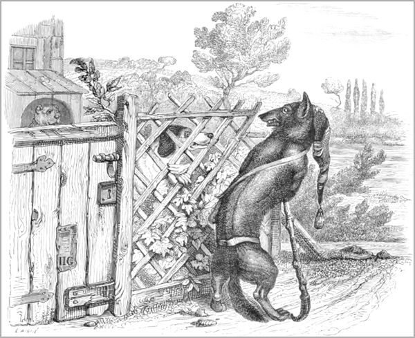 LE LOUP ET LE CHIEN MAIGRE