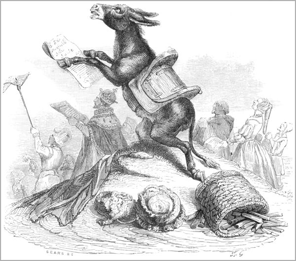 L’ANE ET SES MAITRES