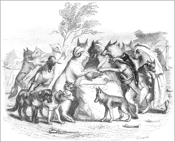 LES LOUPS ET LES BREBIS