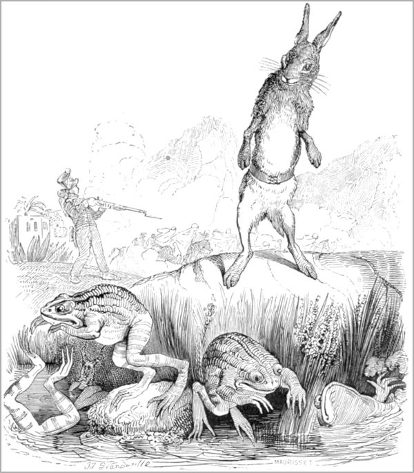 LE LIÈVRE ET LES GRENOUILLES