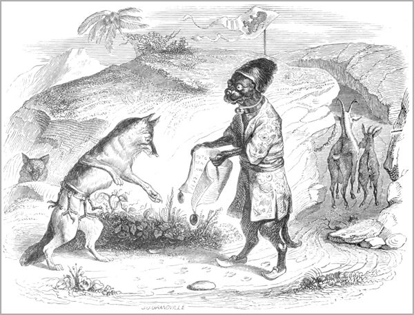 LE LION MALADE ET LE RENARD