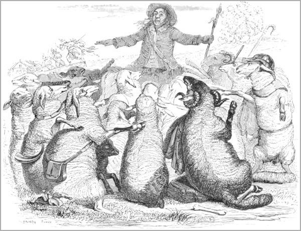 LE BERGER ET SON TROUPEAU