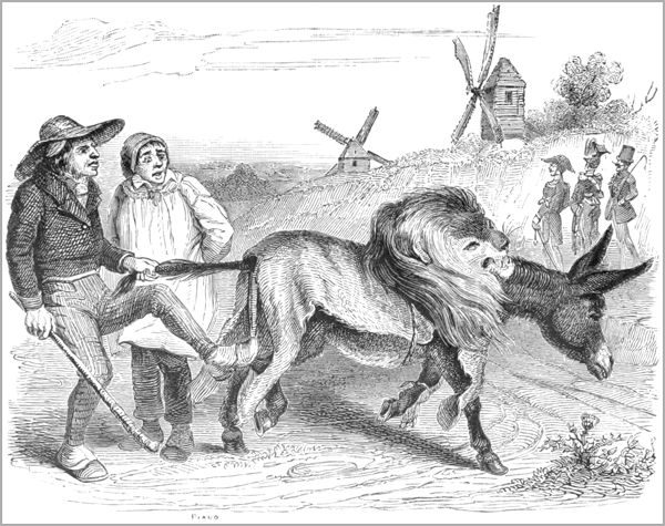 L’ANE VÊTU DE LA PEAU DU LION