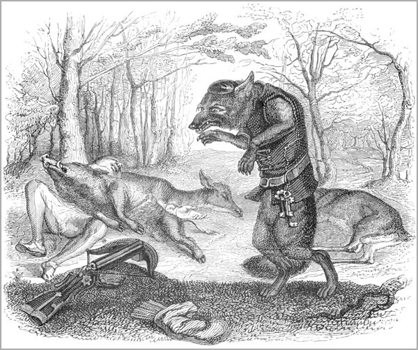 LE LOUP ET LE CHASSEUR