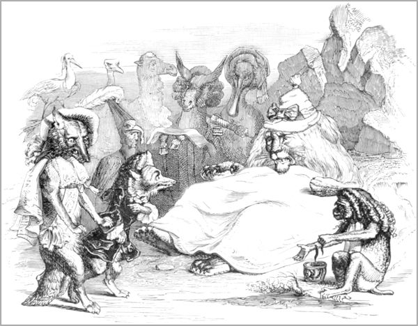 LE LION, LE LOUP ET LE RENARD