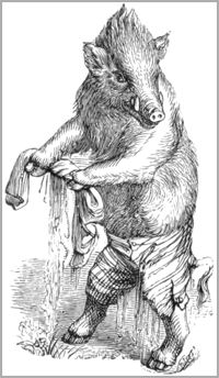 L’AIGLE, LA LAIE ET LA CHATTE