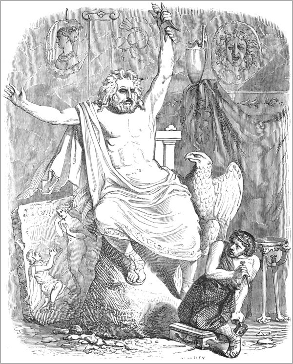 LE STATUAIRE ET LA STATUE DE JUPITER