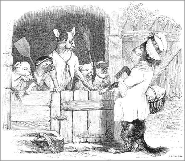 LA LICE ET SA COMPAGNE