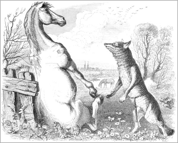LE CHEVAL ET LE LOUP