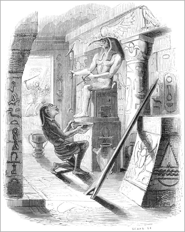 L’HOMME ET L’IDOLE DE BOIS