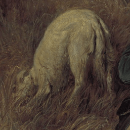 Hunter at Rest part dog by Perov