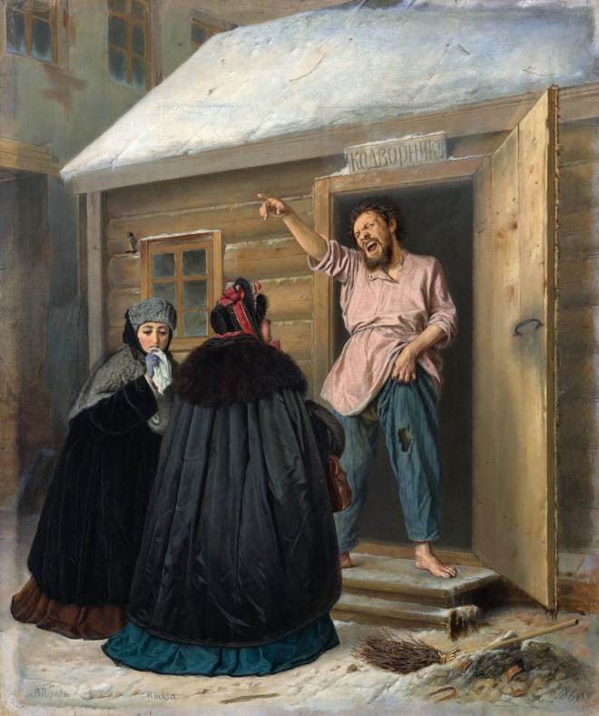 Janitor giving an apartment to a mistress - 1865