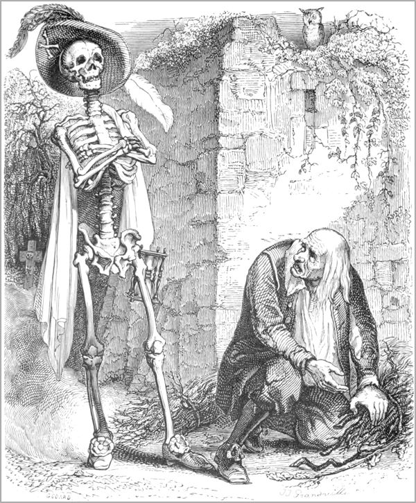 LA MORT ET LE BUCHERON