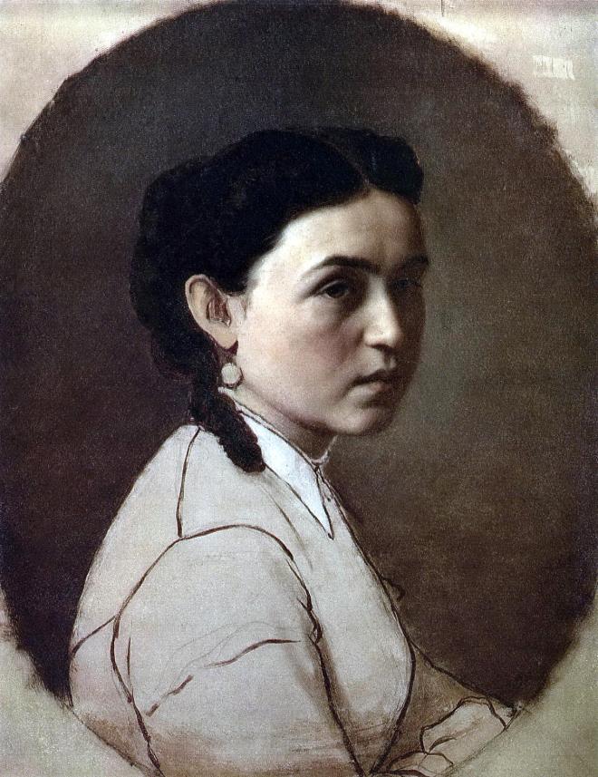 Portrait of E. E. Perova. OK. 1860