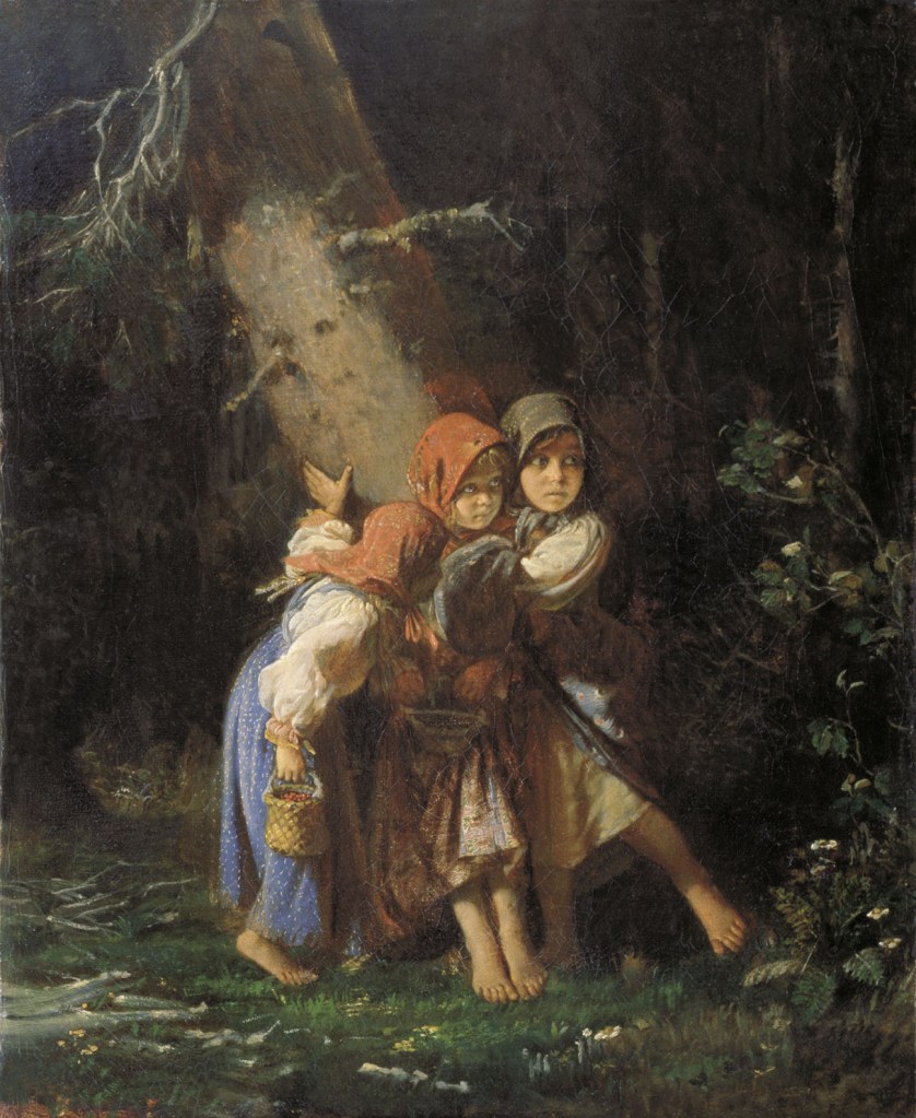 "Peasant Girls in the Forest" 1878