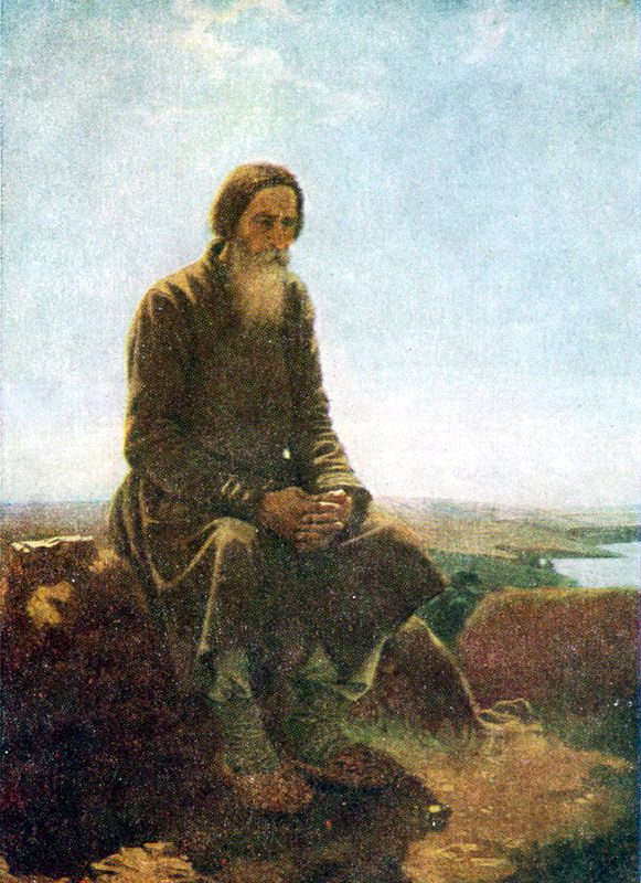 Peasant in the field. 1876