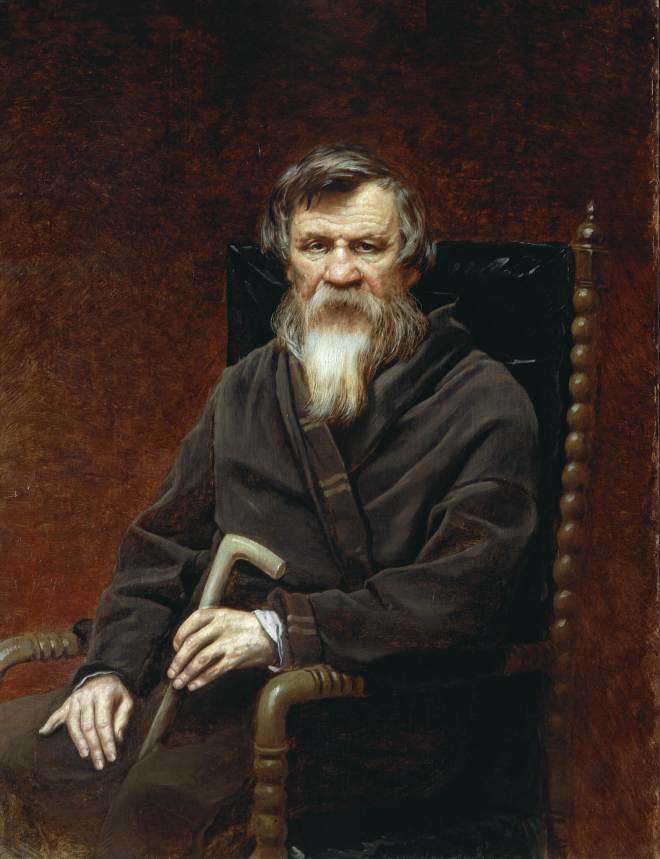 Portrait of the historian Mikhail Petrovich Pogodin (1800-1875) - 1872