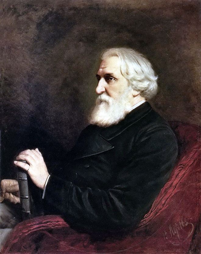 Portrait of the writer Ivan Sergeevich Turgenev. 1872