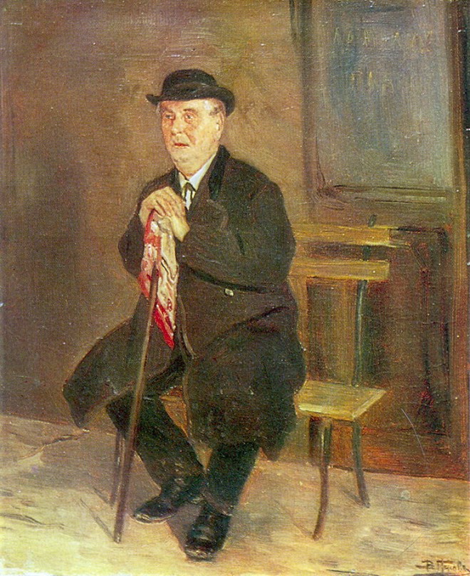 The old man on the bench 1881 