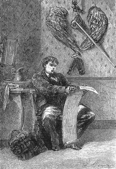 Il avait trouvé une note de la Compagnie du gaz.