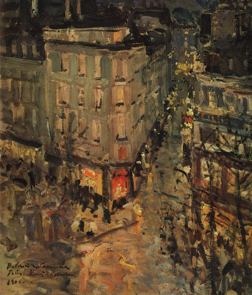 Paris. Boulevard des Capucines by Konstantin Korovin
