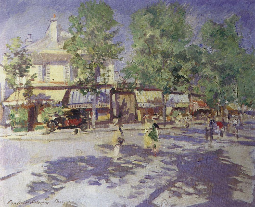 Paris in the morning   by Konstantin Korovin