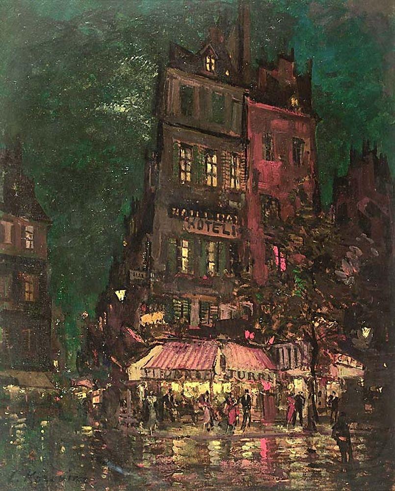 Paris.Venice street  by Konstantin Korovin