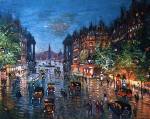 28 Paris Boulevard by Konstantin Korovin