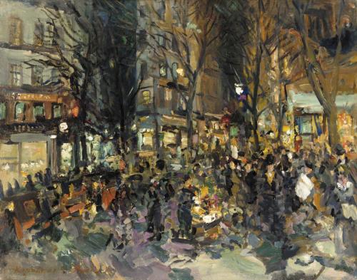 Parisian Street by Konstantin Korovin