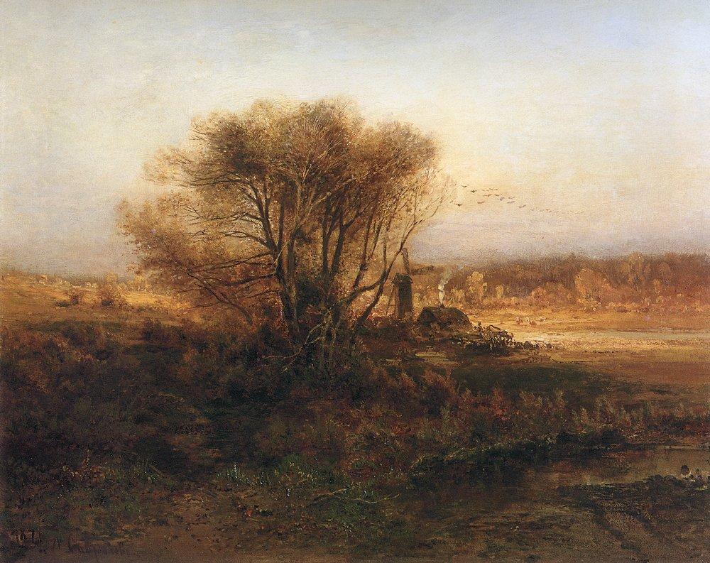 Autumn by Alexey Savrasov 1871