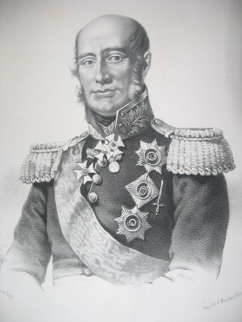 Drawing by Borel P.F. from a portrait of Dawe