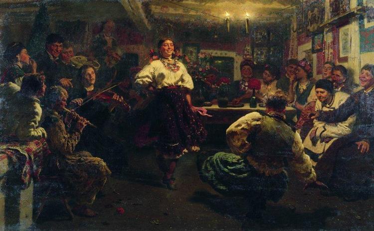 Party (Vechernitsa) by Ilya Yefimovich Repin