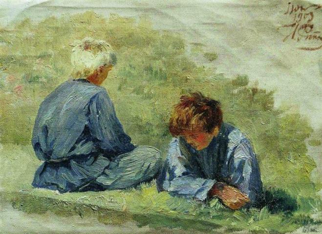The boys on the grass by Ilya Repin – 1903