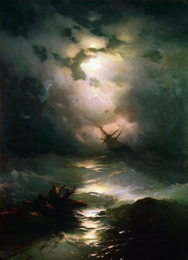 Буря на Северном море - 1865