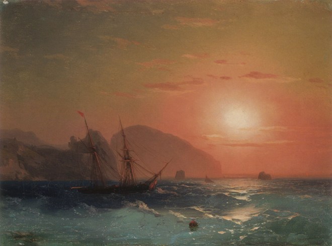 Вид на Аю-Даг. Крым – 1868