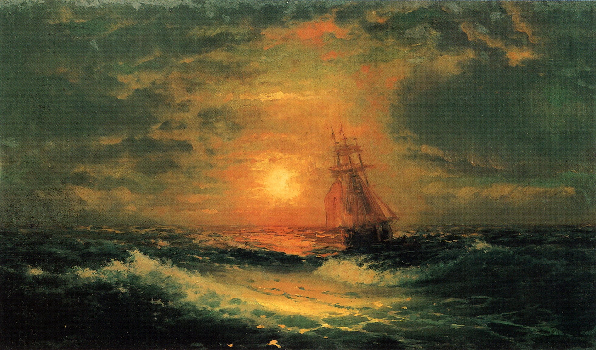 Закат на море - 1851