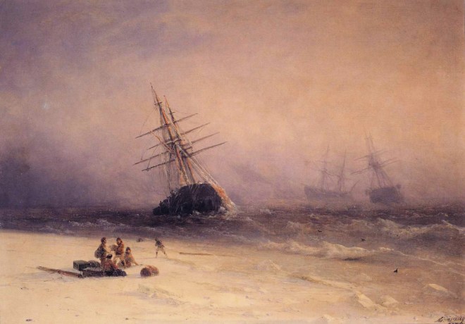 Кораблекрушение в Северном море - 1875