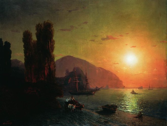 Крымский вид. Аю-Даг - 1865