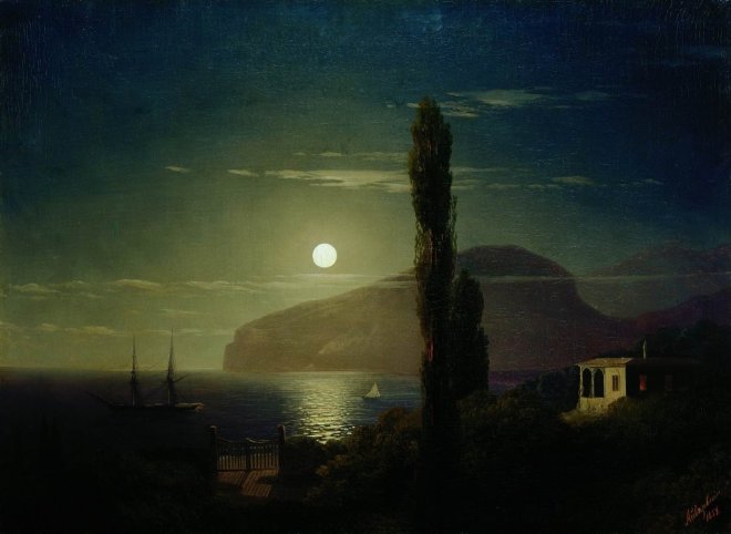 Лунная ночь в Крыму - 1862