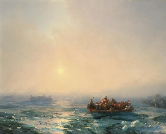 Лёд на Днепре - 1872