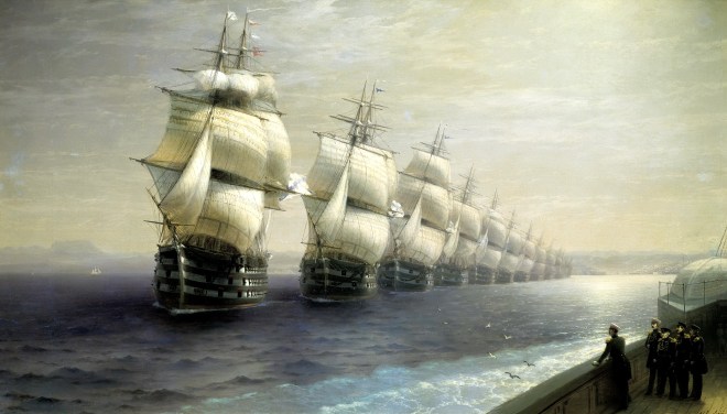 Манёвры Черноморского флота в 1850 г.