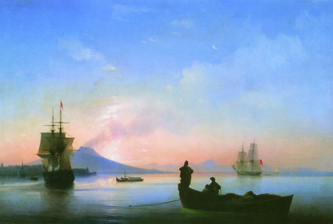 Неаполитанский залив утром - 1843