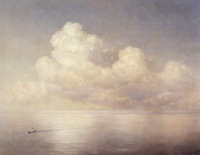 Облака над морем. Штиль – 1889