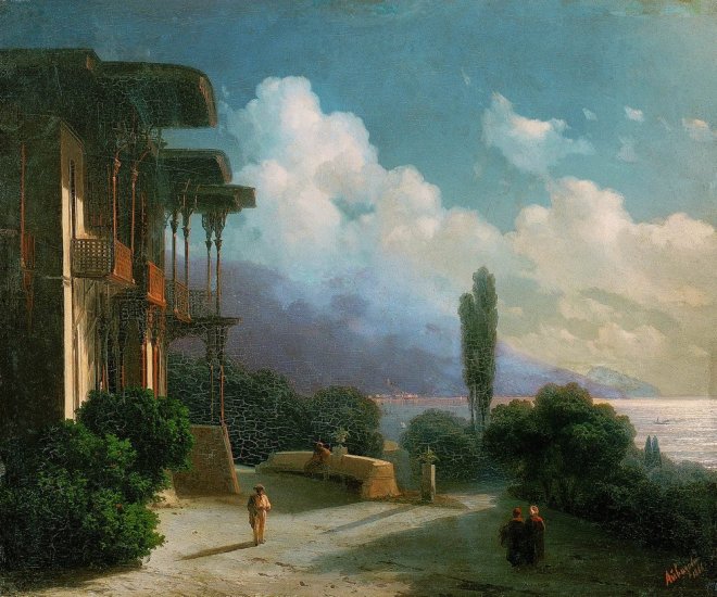 Окрестности Ялты ночью - 1866